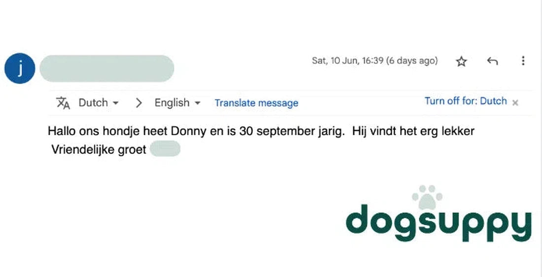 Hond Donny vindt het heel leuk