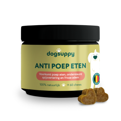 Anti Poep Eten | Stop ongewenst poep eten | 100% natuurlijk | 60 snoepjes