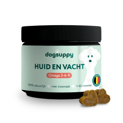 Huid & Vacht met Omega 3-6-9 | 100% Natuurlijk | 60 Snoepjes