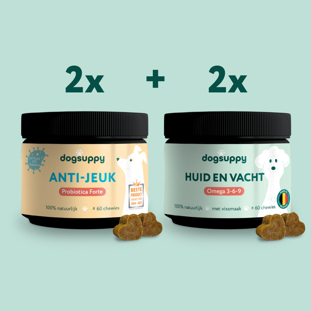 2x Anti-Jeuk + 2x Huid en Vacht