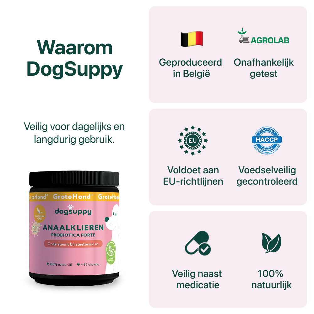 Anaalklieren GroteHond⁺ 90 snoepjes