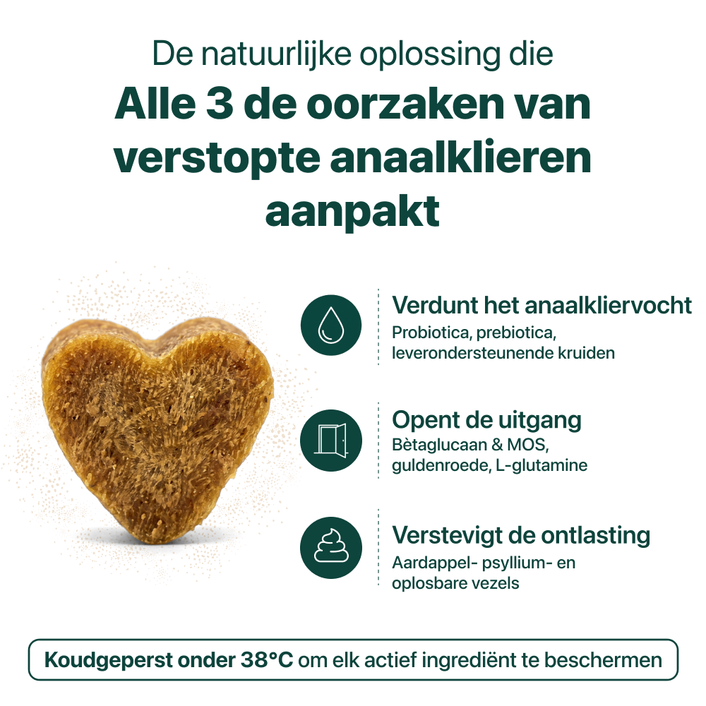 Anaalklieren Probiotica Forte | 100% natuurlijk