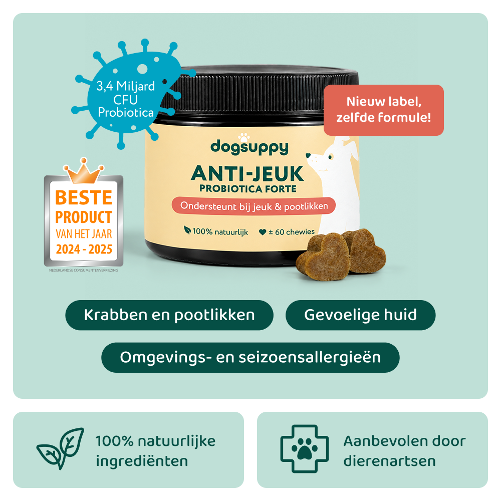 Anti-Jeuk Probiotica 🌿 60 snoepjes