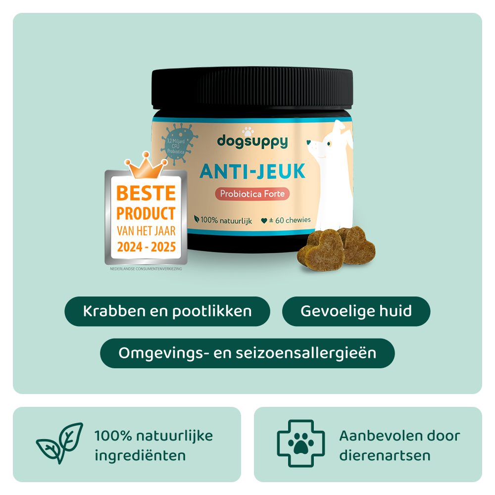 Anti-Jeuk Probiotica 🌿 60 snoepjes