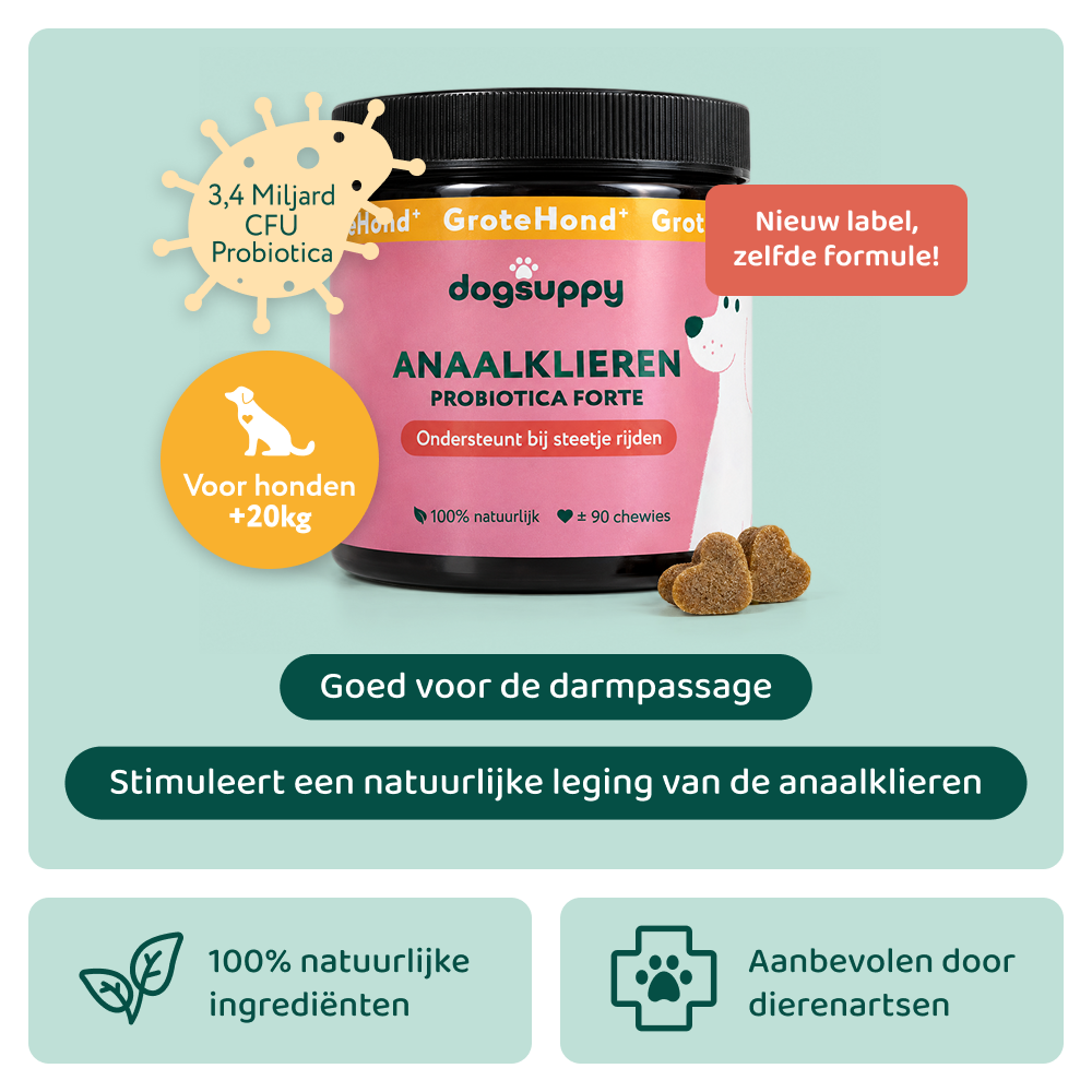 Anaalklieren GroteHond⁺ 🌿 90 snoepjes