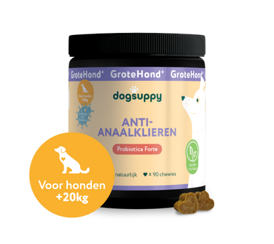Anti-Anaalklieren GroteHond⁺ | 100% natuurlijk | 90 snoepjes