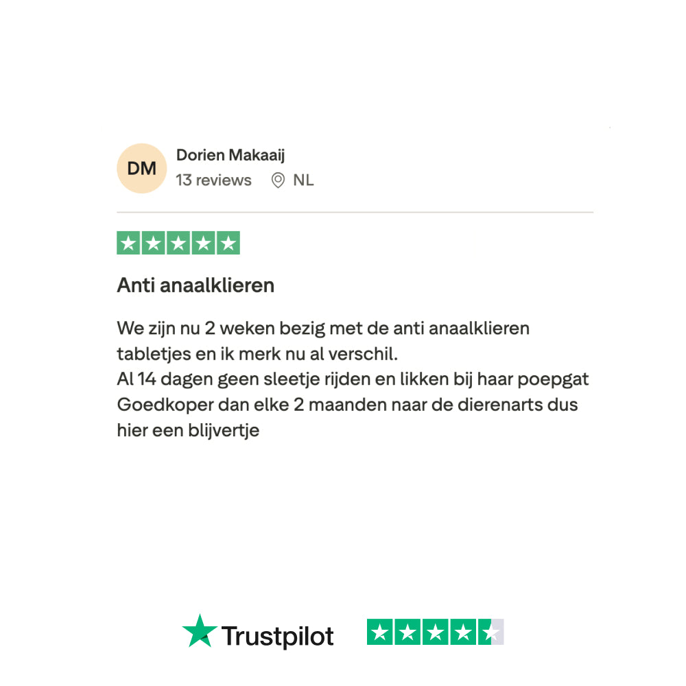 Anaalklieren Probiotica Forte 🌿 60 snoepjes