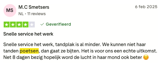 Review tandenpoetsen 5