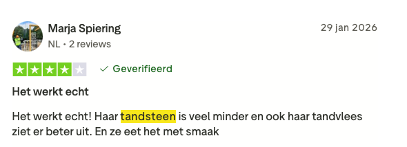 Review tandsteen & tandplak 1 