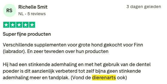 Dierenarts Dental Bright 1