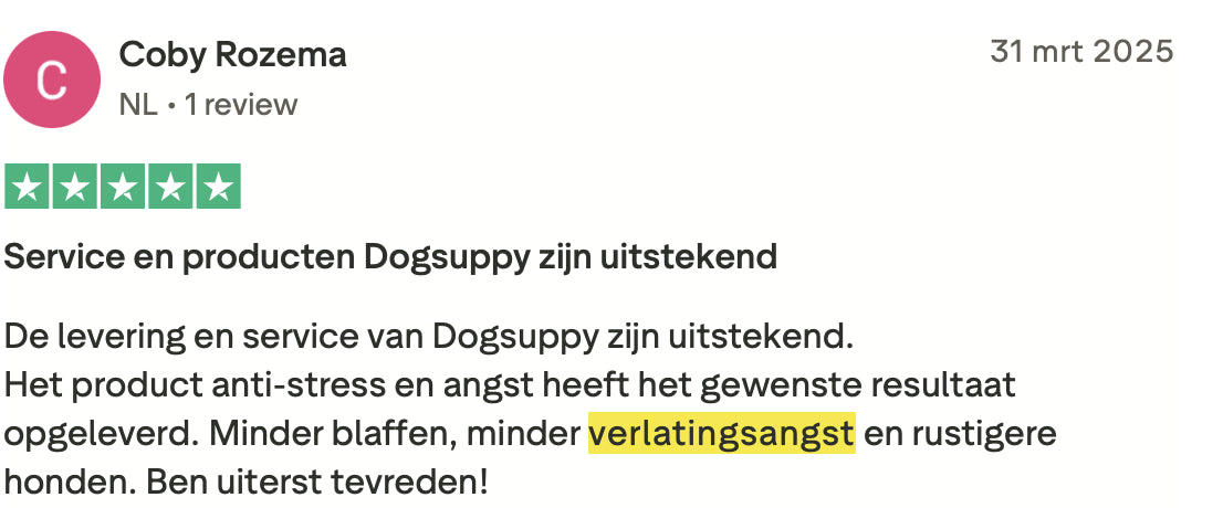Review 1 verlatingsangst