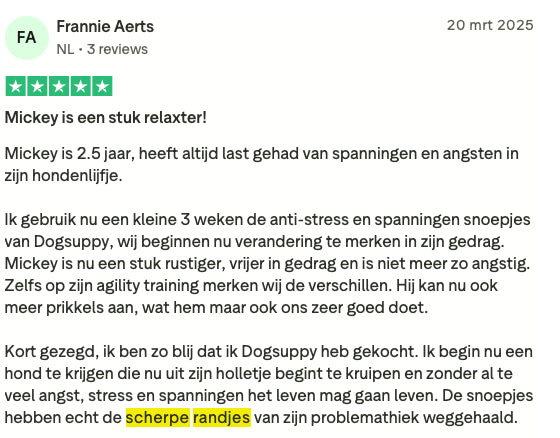 Review 8 scherpe randjes