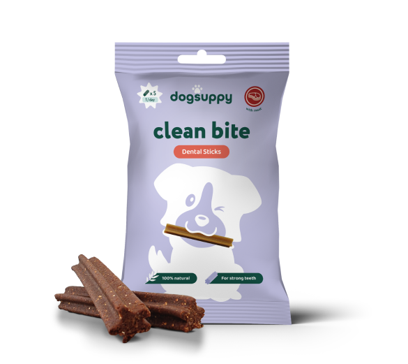 Clean Bite Dental Sticks 🌿 5 Sticks per zakje