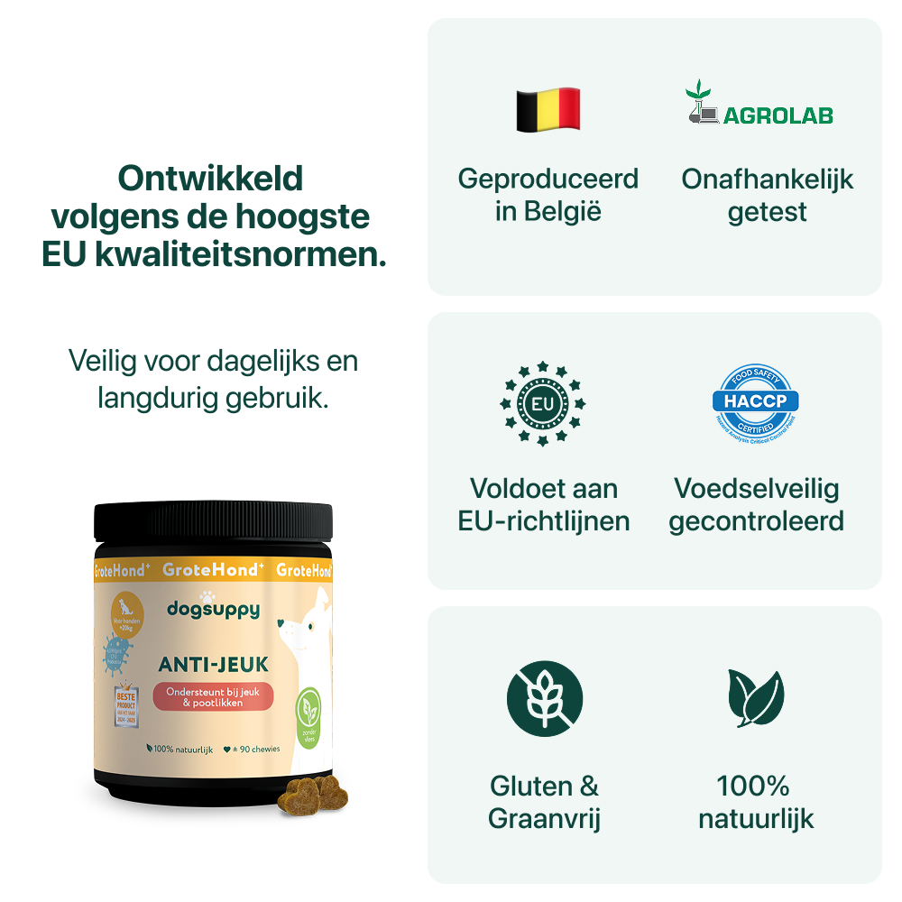 Anti-Jeuk GroteHond⁺ | 90 snoepjes