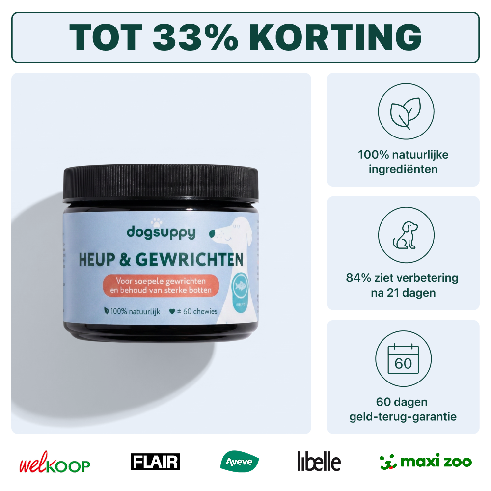Heup & Gewrichten | 100% natuurlijk | 60 snoepjes