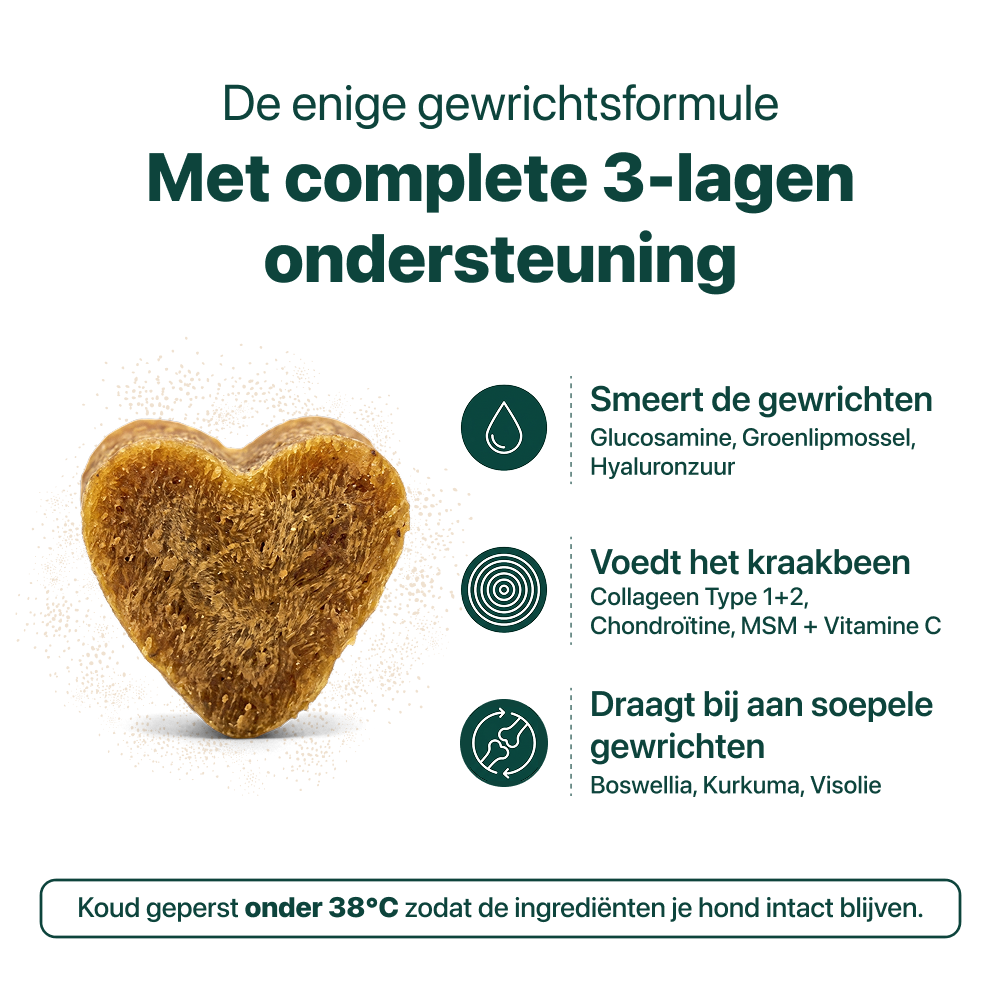 Heup & Gewrichten | 100% natuurlijk | 60 snoepjes