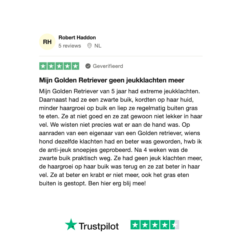 Anti-Jeuk GroteHond⁺ 🌿 90 snoepjes