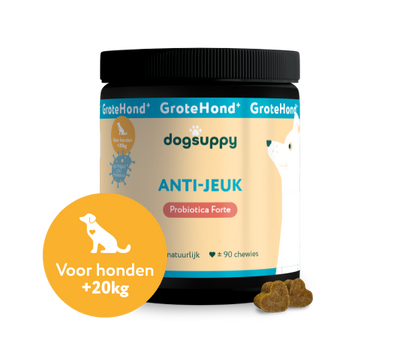 Anti-Jeuk GroteHond⁺ | 100% natuurlijk | 90 snoepjes