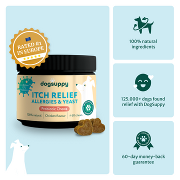 Itch Relief Probiotic Chews | Chicken Flavour | 100% Natural | 60 Soft Chews