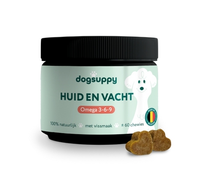 Huid & Vacht met Omega 3-6-9 | 100% Natuurlijk | 60 Snoepjes