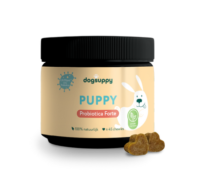 Puppy Probiotica (Zonder vlees) 🌿 45 chews