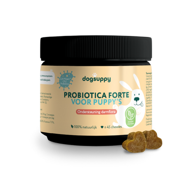 Puppy Probiotica (Zonder vlees) 🌿 45 chews