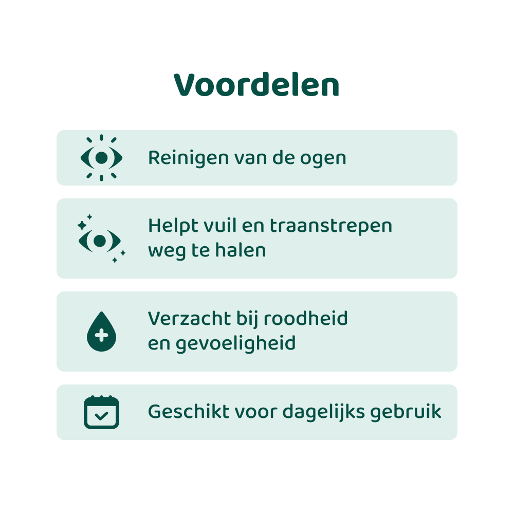 Oogdruppels & Traansmeerverwijderaar 🌿 100 ml