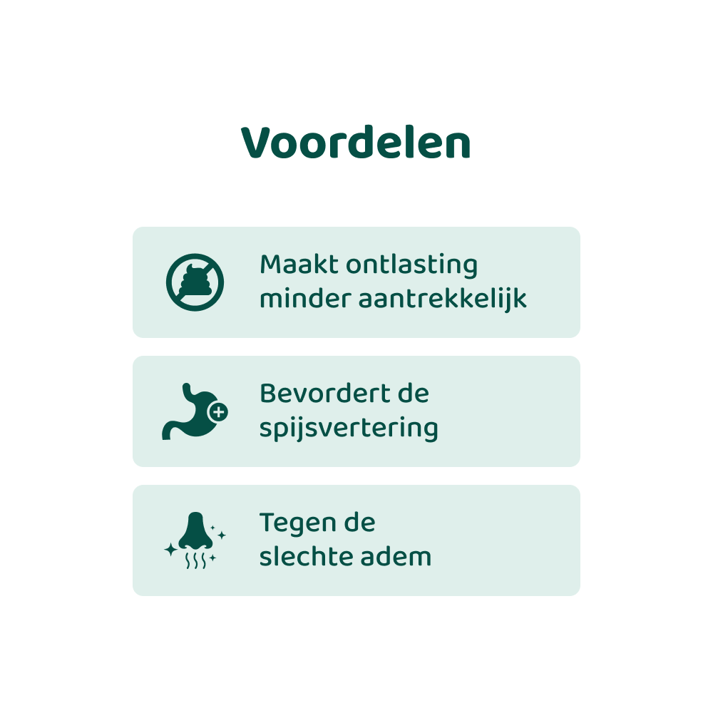 Anti Poep Eten 🌿 60 snoepjes