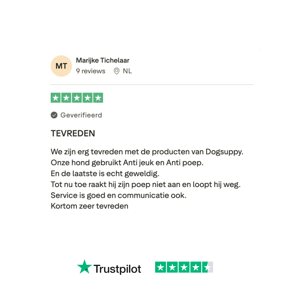 Anti Poep Eten 🌿 60 snoepjes