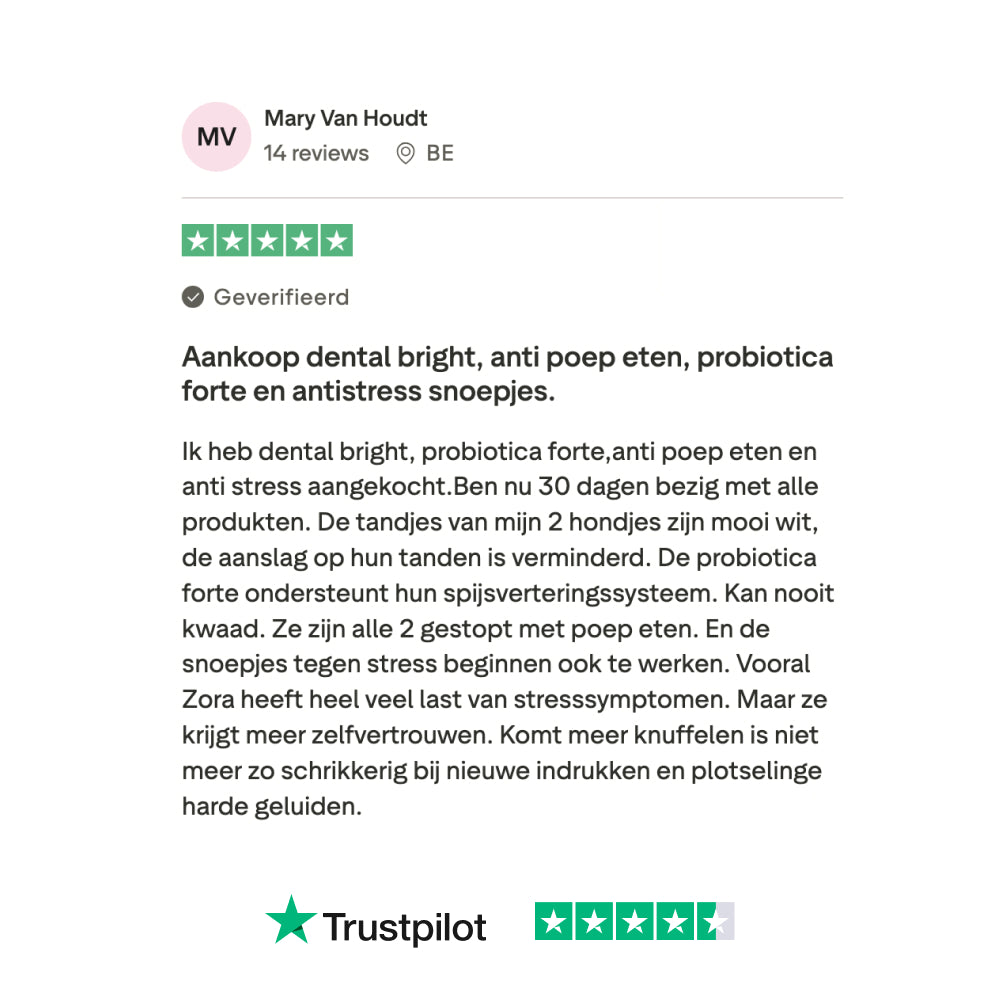 Anti Poep Eten 🌿 60 snoepjes