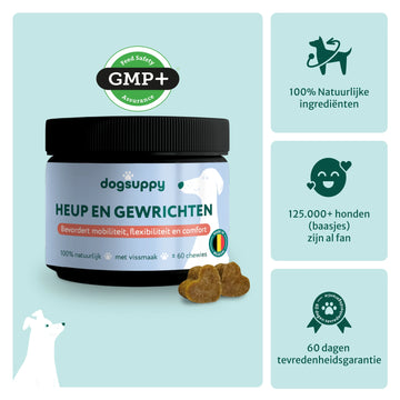 Heup & Gewrichten supplement | 100% natuurlijk | 60 snoepjes